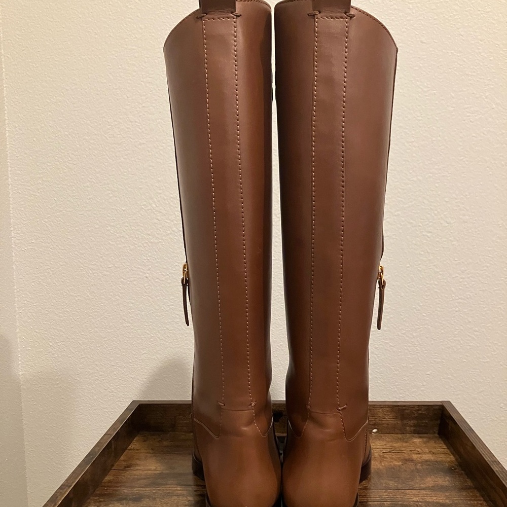 Tory Burch Riding Boots (Brown) - Picture 3 of 8